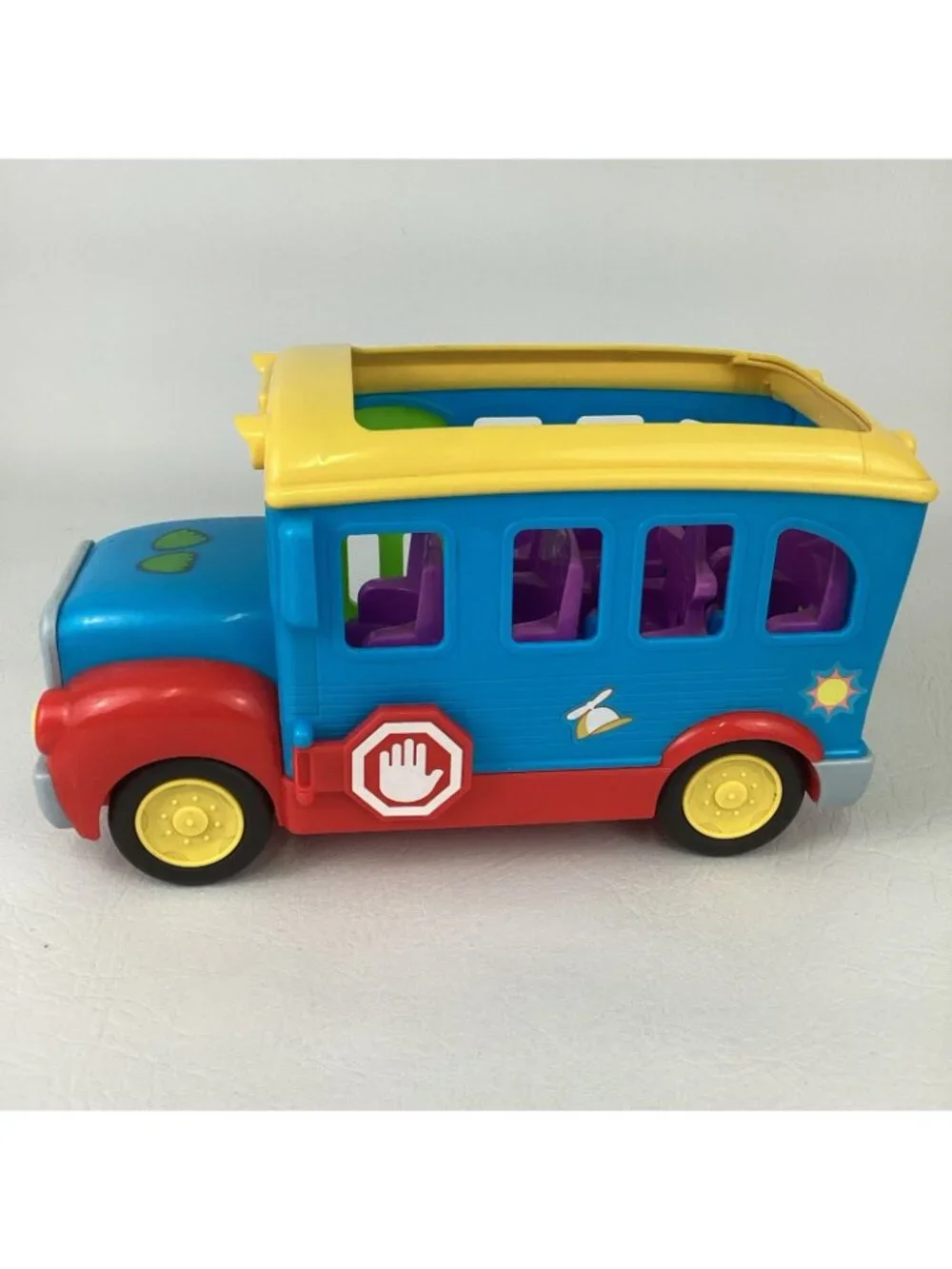 Disney Jr Muppet Babies Friendship School Bus Sounds Figures Bundle Piggy Gonzo